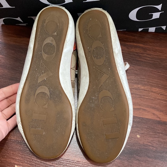 Multi colored Coach high top sneakers - Picture 3 of 5